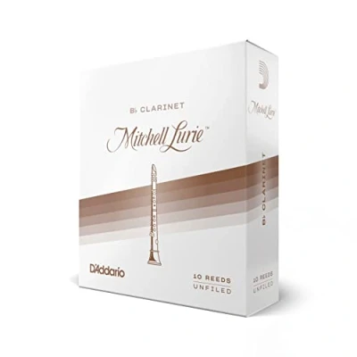 Immagine di D&#039;Addario RML10BCL250 Confezione da 10 ance Mitchell Lurie per clarinetto soprano in SI bemolle, durezza 2,5
