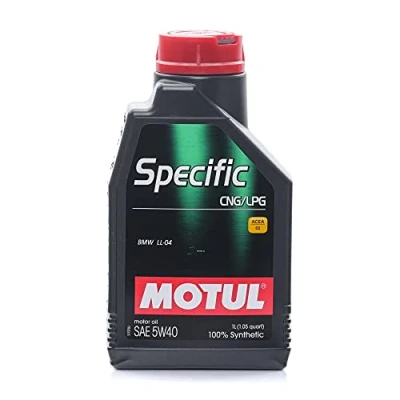 Immagine di Motul 101717 Olio motore specifico CNG/GPL 5W 40 a bassa viscosità 1 L
