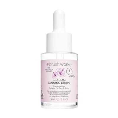 Immagine di Brushworks Gradual Tanning Drops Siero, Donna, Taglia: 30 ml, Clear