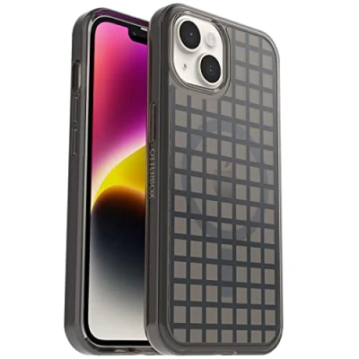 Immagine di Otterbox Cover per iPhone 14/iPhone 13 Symmetry+ Clear MagSafe, resistente a shock e cadute;sottile, testata 3x norme MIL STD 810G, protezione antimicrobica, Window Pane Black