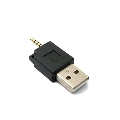 Immagine di System S Adattatore audio USB 2,5 mm jack maschio a spina 2.0 tipo A, cavo AUX in nero