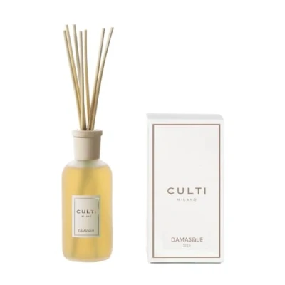 Immagine di Diffusore bastoncini Stile da 250 ml CULTI MILANO Fragranza DAMASQUE,allo zenzero, pepe nero, patchouli. Durata 3 mesi Metratura 10 mq