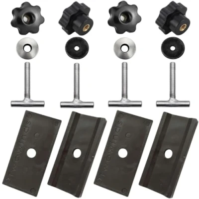 Immagine di Twowinds Viti Fissaggio Carico Rotaia + Supporto Binari Protezione Ancoraggio Mobili, Frigo, Potty, Compatibile con T5 T6 Multivan Transporter California 7h5883084c (8 lotti)