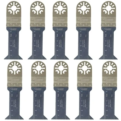 Immagine di 10 x SabreCut PR44L_10 Lame a denti fini 44 mm 68 compatibili con Bosch Fein (non StarLock) Makita Milwaukee Parkside Ryobi Worx Workzone Multitool