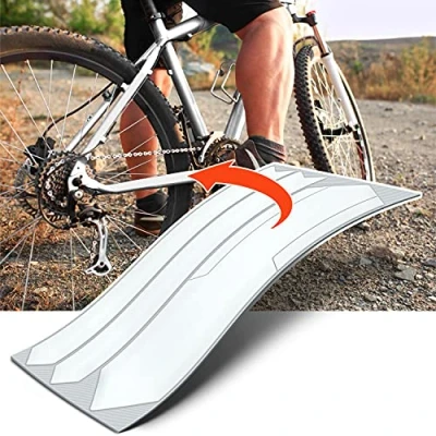 Immagine di Luxshield Pellicola di Protezioni per Catene, Paracatena MTB, Protezione Il Telaio della Bicicletta Trasparente Opaco &amp; Autoadesivo