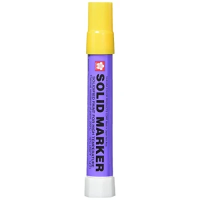 Immagine di Solid marker, pennarello industriale, bloccaggio a rotazione, 13 mm, giallo