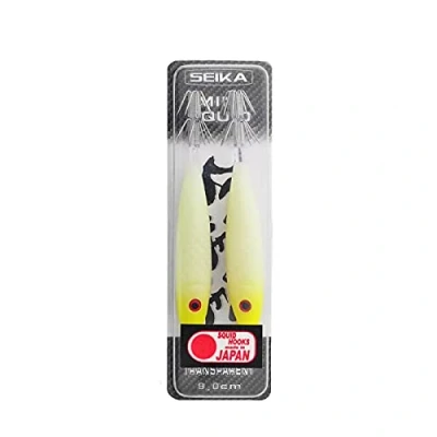 Immagine di Seika Totanare Esca Artificiale Mini Squid Soft Trasparent Totanara per Seppia e Calamaro