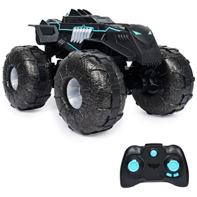 Immagine di MONSTER JAM DC Comics Batman Telecomando Batmobile per tutti i terreni, resistente all&#039;acqua, bambini dai 4 anni in su