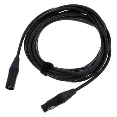 Immagine di XLR Cavo di collegamento Cordial CPM 5 FM [1x Presa 1x Spina XLR] 5.00 m Nero