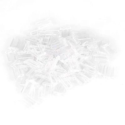 Immagine di ANGGREK 3 tipi 100 pezzi nuovi manicotti di compressione in plastica per strumenti accessori occhiali senza montatura(1.5 * 0.8 0.7)