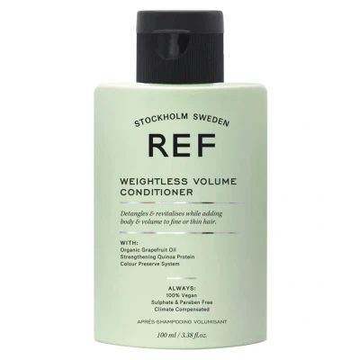 Immagine di REF Condizionatore Weightless Volume Protezione, Rafforzare e nutrizione dei capelli Per naturali tinti Aumenta la riflessione del colore lucentezza 100 ml