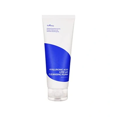Immagine di IsNtree Schiuma detergente a basso pH all&#039;acido ialuronico 150 ml, 5,07 fl.oz Idratante e pulizia delicata 8 tipi di acido Aiuta rimuovere delicatamente le impurità