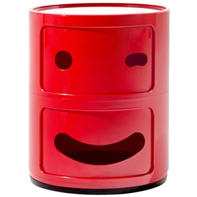 Immagine di Kartell Componibile Smile Contenitore Occhiolino, ABS, Rosso, 32 x 40 cm