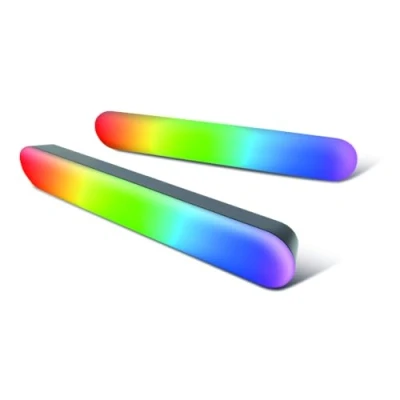 Immagine di Konix Drakkar Barre di Illuminazione gaming LED Flame RGBIC Sincronizzazione musicale Integrazione domotica Tuya Altezza 30 cm
