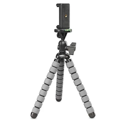 Immagine di CULLMANN 50067 Alpha 655 mobile flessibile mini treppiede con supporto per smartphone, blu, capacità di carico 1,5 kg, 160g leggero