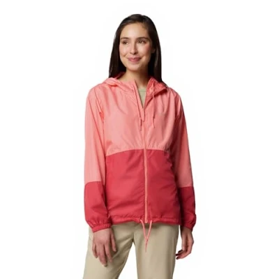 Immagine di Columbia Flash FORWARD Giacca a vento, Donna, Taglia: Large, Alpenglow/daredevil