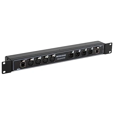 Immagine di Pronomic NetCore SR 3FM Multicore Stagebox Rack 1U F/M Parallel 4 Canali: XLR (femmina), (maschio) e 2x Ethercon RJ45 per la trasmissione di segnali analogici o digitali