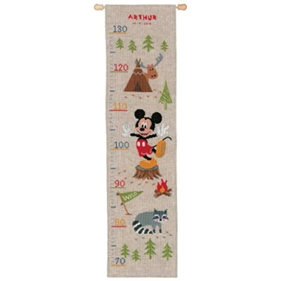 Immagine di Vervaco Messlatte Disney Woodys Abenteuer, Zählmuster Confezione per Ricamo a Punto Croce, Cotone, Multicolore, 18.0 x 70.0 0,3 cm