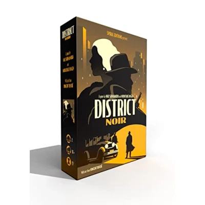 Immagine di Studio Supernova District Noir Gioco di carte minimal 1 contro 1, 2 giocatori, 10+, Edizione in italiano