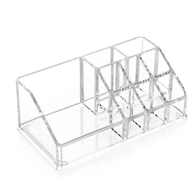 Immagine di GUTEINTE Organizer per Trucchi, Contenitore Organiser Rossetto, Scatola Trasparente Organizzatore Display Holder Espositore Cosmetici (9 Posti)