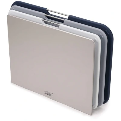 Immagine di Joseph 3 piece cutting board set with holder Nest Boards Large Grey