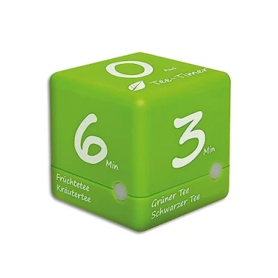 Immagine di TFA Dostmann Tee Timer Cube Verde digitale