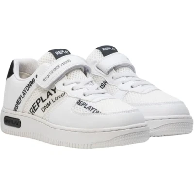 Immagine di Replay Epic Jr 4, Scarpe da Ginnastica, 062 Bianco e Nero, 36 EU