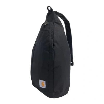 Immagine di Carhartt Borsa unisex, zaino a tracolla con fibbia sgancio laterale e tasca per tablet, (nero), Taglia unica, tracolla,