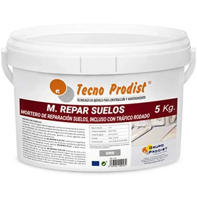 Immagine di M REPAR pavimenti by Tecno Prodist (5 kg) Malta per in calcestruzzo o cemento, anche con circolazione stradale (transitabile veicoli 2 ore)