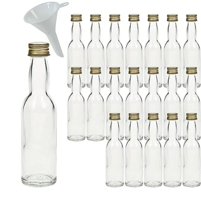 Immagine di mikken Bottiglia di vetro trasparente, 20 x 40 ml, 12 unità