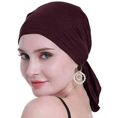 Immagine di osvyo Foulard in bambù per donne affette da alopecia e pazienti oncologici, confezione sigillata, Taglia unica
