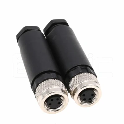 Immagine di M8 4 Pin Femmina A Codice Presa Industriale Circolare Sensore Connettore Aviazione 8mm Impermeabile IP67 2PCS