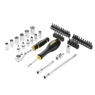 Immagine di STANLEY FMMT98101 0 SET CHIAVI A BUSSOLA ATT.1/4&quot; 48PCS IN CASSETTA STAK MEDIA