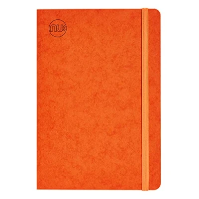 Immagine di NU: Craze Cloud Range, NU003960 FSC OR, taccuino a righe, formato A5, 160 pagine, colore: arancione