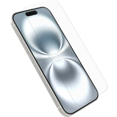 Immagine di OtterBox Pellicola protettiva in Vetro temperato Premium per iPhone 16,Protezione a rotture avanzata, graffi e cadute da 0.9m, Senza Retail Package