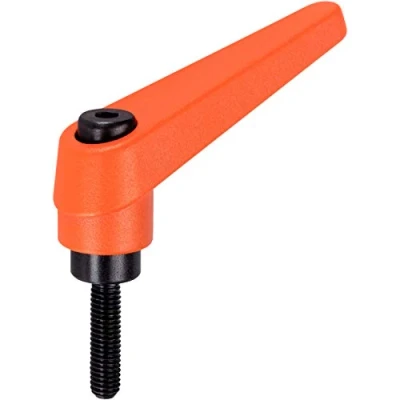 Immagine di HALDER 24400.0673 Leva di serraggio regolabile, colore: argento, 24400.0451