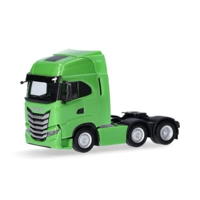 Immagine di Herpa modello di camion Iveco S Way Solozugmaschine 3achs, in scala 1:87, pezzo da collezione, tedesco, statuetta plastica