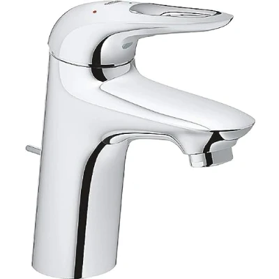Immagine di Grohe 23374003 Miscelatore Monocomando per Lavabo Taglia S Eurostyle New Leva Aperta, Cromo