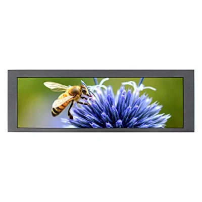 Immagine di VSDISPLAY Arcade Gaming Monitor con altoparlante, schermo LCD TFT da 14,9 pollici 1280x390 LTA149B780F e scheda controller HD MI DVI VGA, staffa, adattatore di alimentazione
