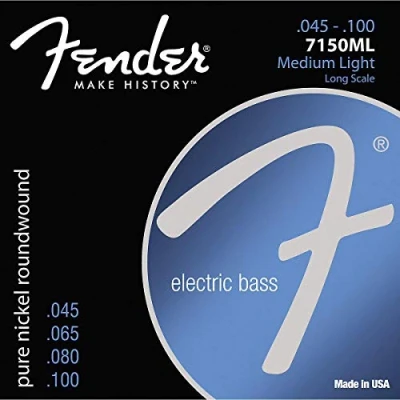Immagine di Set di Corde Original 7150 Bass Nichel Puro Roundwound Scala Lunga 7150ML Scalature .045 .100