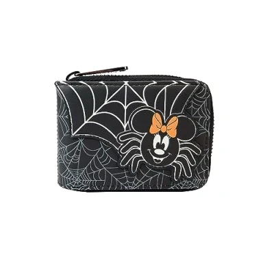 Immagine di Loungefly Minnie Mouse Spider Glow Portafoglio a fisarmonica, nero, fisarmonica