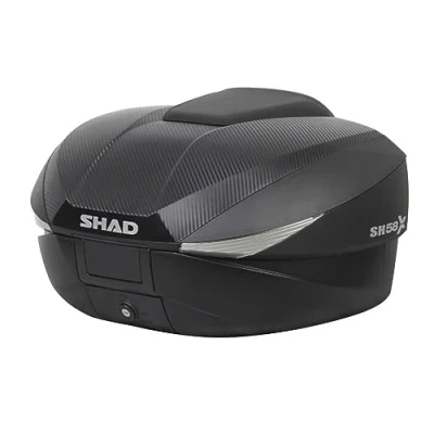 Immagine di SHAD D0B58106 Expandable Top Case SH58X, Black, UNISEX