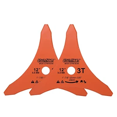 Immagine di LSHUZIYU, 2Pez Set, 305x3.5MM 3T, Foro Centrale 25.4mm Con Rondella 22.23 20 16mm, Lama per Decespugliatore