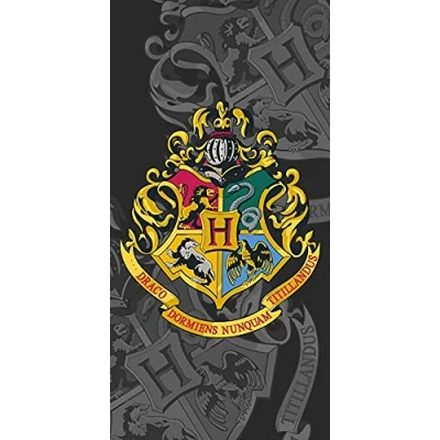 Immagine di Jerry Fabrics Harry Potter Hogwarts Telo da doccia, 70 x 140 cm