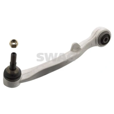Immagine di SWAG 20 92 1513 Braccio oscillante, Sospensione ruota con supporto/cuscinetto Assale anteriore inferiore, Sx trasversale oscillante Alluminio