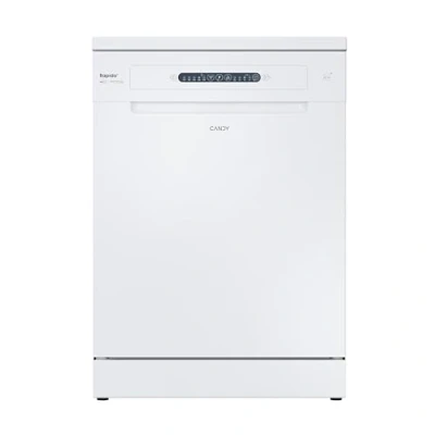 Immagine di Candy Rapido&#039; Lavastoviglie a Libera Installazione 60 cm, 14 Coperti, 5 Programmi, Partenza Ritardata fino 9h, Ciclo 49 Min, Motore Inverter, Classe E, AxLxP 85x59,7x59,8 Bianca CF 4E7L0W