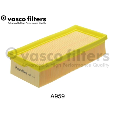 Immagine di DAVID VASCO A959 filtro aria 58 117 251 rettangolare Cartuccia MITSUBISHI: Colt 6, VI CZC Cabrio, SMART: Forfour I