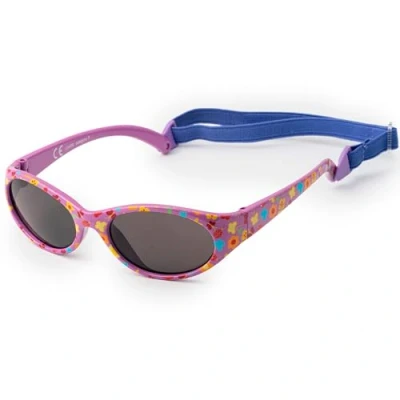 Immagine di Kiddus Occhiali Da Sole per Bambini e Bambine. 2 anni. In Gomma Flessibile. Elastico Regolabile Rimovibile. Protezione 100% UV400