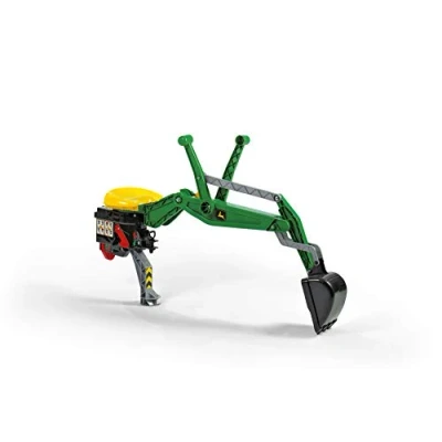 Immagine di Rolly Toys 409358 Veicolo a Pedali John Deere, Escavatore Posteriore, con Fermo
