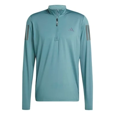 Immagine di adidas Uomo Own The Run Half Zip Jacket, preloved Teal, XXL